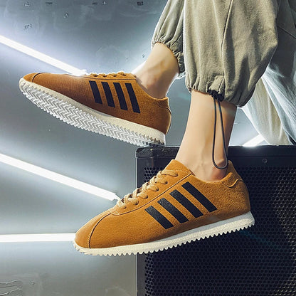 Forrest Sports Youth Running Shoes in classic black, featuring a sleek, frosted leather upper and durable rubber sole for superior comfort and performance.