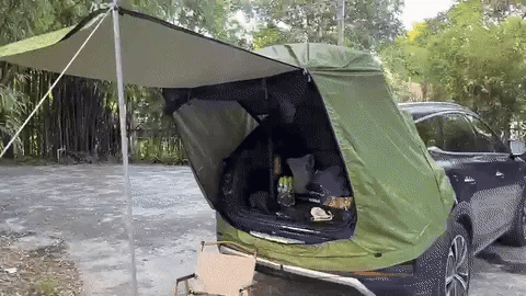 Hhomeenjoy  Car Trunk Extension Tent