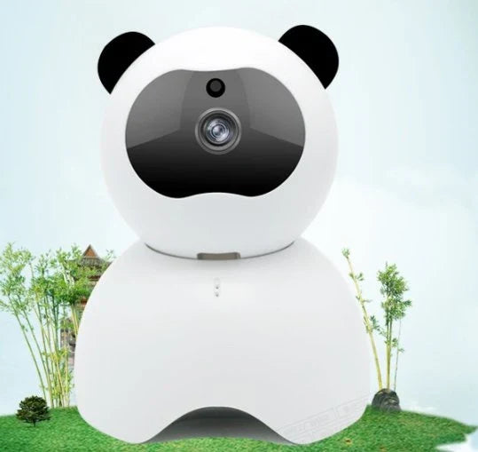 Care Home Security Panda Camera with 1080p HD video, infrared night vision, and motion detection for reliable surveillance in assisted living facilities.