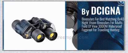 Powerful military-grade night vision binoculars with 60x magnification, waterproof construction, and ergonomic design for outdoor adventures