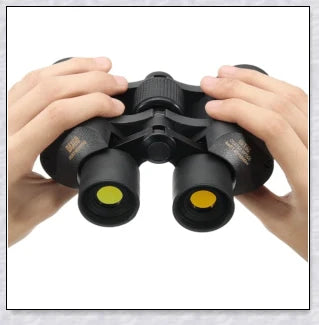 Powerful military-grade night vision binoculars with 60x magnification, waterproof construction, and ergonomic design for outdoor adventures