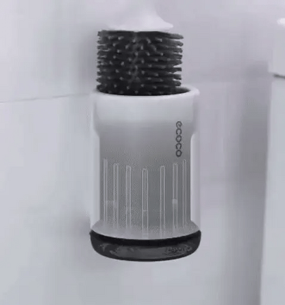 King Clean Modern Hygienic Toilet Brush with quick-drying holder and premium thermoplastic rubber design
