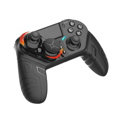 Wireless gaming controller with Bluetooth connectivity, ergonomic design, and advanced features for an immersive gaming experience
