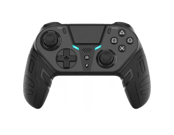 Wireless gaming controller with Bluetooth connectivity, ergonomic design, and advanced features for an immersive gaming experience