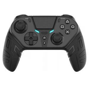 Wireless gaming controller with Bluetooth connectivity, ergonomic design, and advanced features for an immersive gaming experience