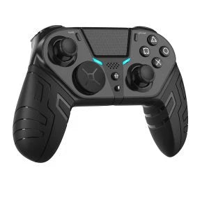 Wireless gaming controller with Bluetooth connectivity, ergonomic design, and advanced features for an immersive gaming experience