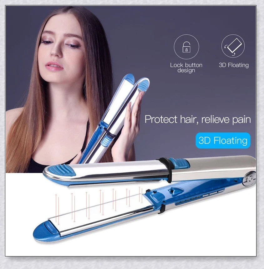 Pro Nano Titanium Prima 3000 Ionic Straightener and Styling Iron for salon-quality hair at home