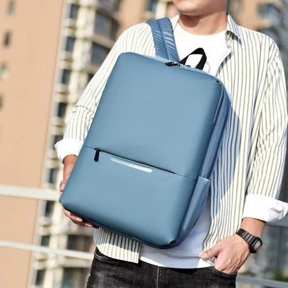Business Laptop Bag Outdoor Fashion Millet Large-Capacity Backpack in Light Gray, Black, Dark Blue, and Sky Blue colors