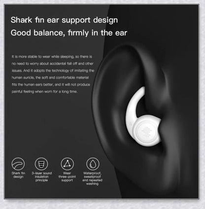 Professional Sleeping Ear Plugs made with German nano silica gel for superior noise reduction and comfort