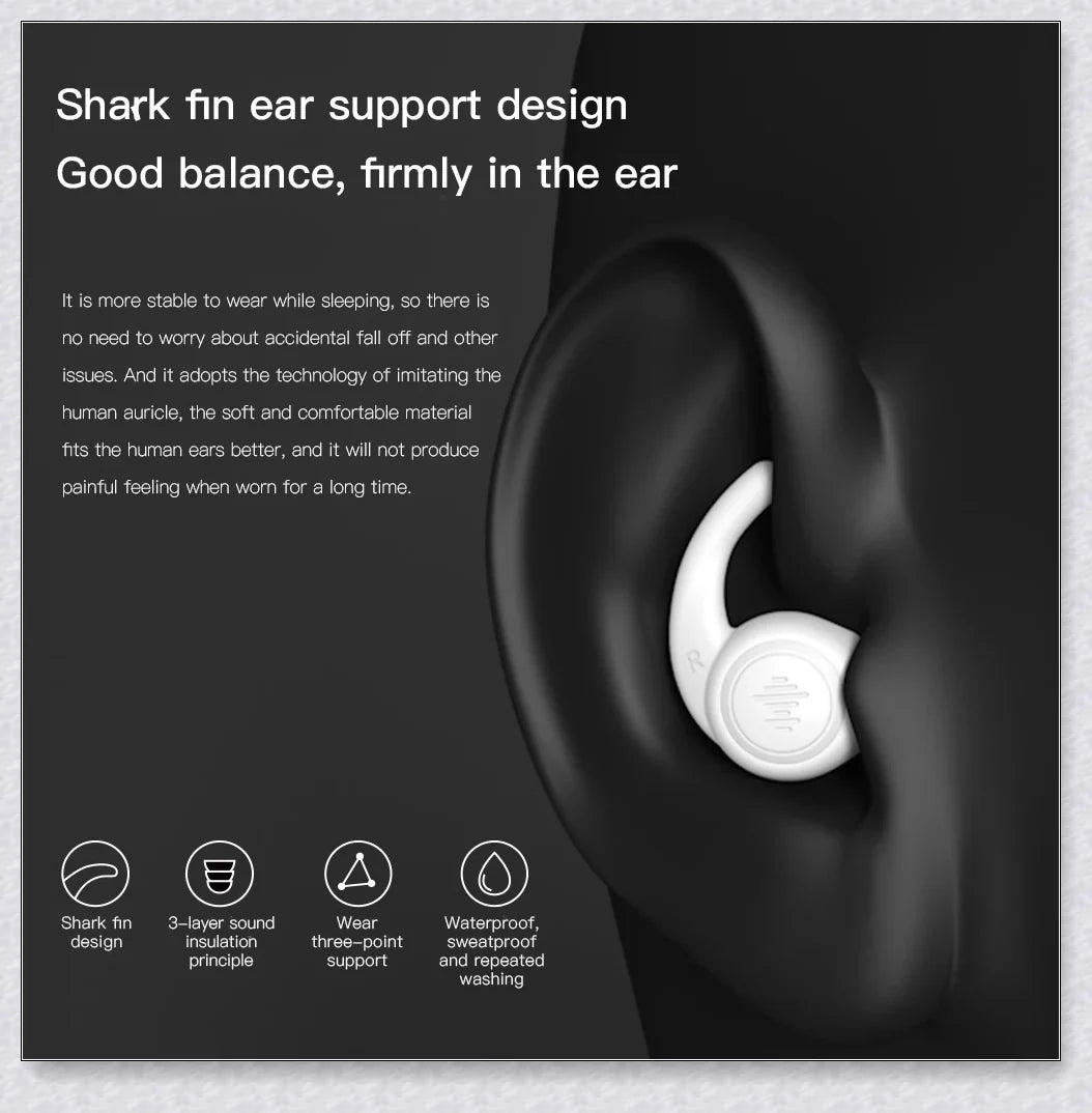 Professional Sleeping Ear Plugs made with German nano silica gel for superior noise reduction and comfort
