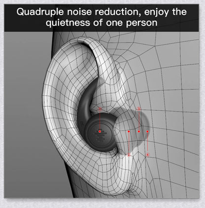 Professional Sleeping Ear Plugs made with German nano silica gel for superior noise reduction and comfort