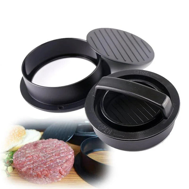 Eco-Friendly Non-Stick ABS Burger Maker for Perfectly Shaped Home-Cooked Burgers