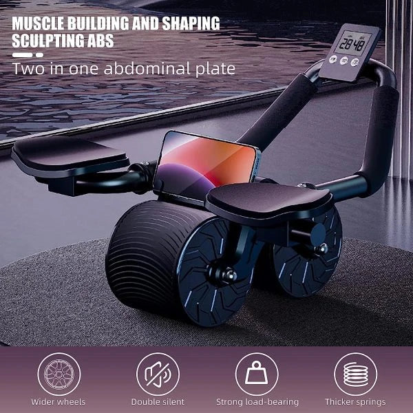 Assisted Abdominal Wheel V2 with a widened 10.5cm wheel for superior stability and control, designed to elevate your core workout experience.