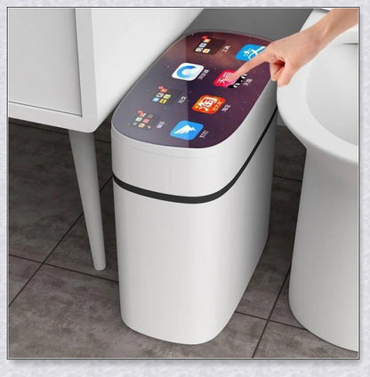 Smart Sensor Automatic Electronic Garbage Can with motion-activated sensor and tight-sealing lid for a hygienic and odor-free waste disposal experience