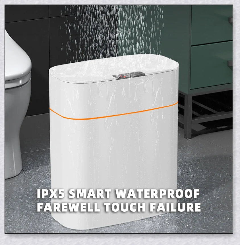 Smart Sensor Automatic Electronic Garbage Can with motion-activated sensor and tight-sealing lid for a hygienic and odor-free waste disposal experience