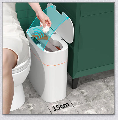 Smart Sensor Automatic Electronic Garbage Can with motion-activated sensor and tight-sealing lid for a hygienic and odor-free waste disposal experience