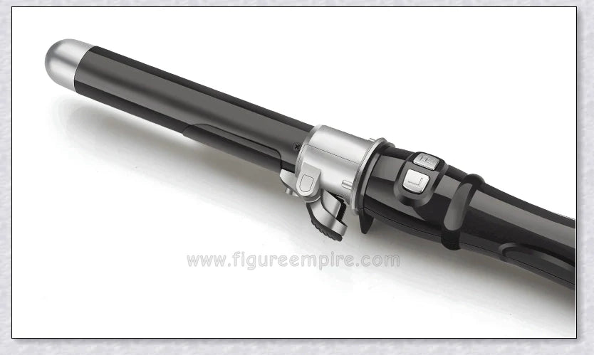 Professional Rotating Curling Iron with auto-rotating barrel, titanium plates, and tourmaline ceramic coating for effortless salon-quality hairstyles.