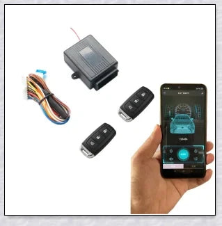 Universal Car Anti Theft Security Alarm System with Remotes - Remotely control car security features, loud alarm, and easy installation for most vehicle models.