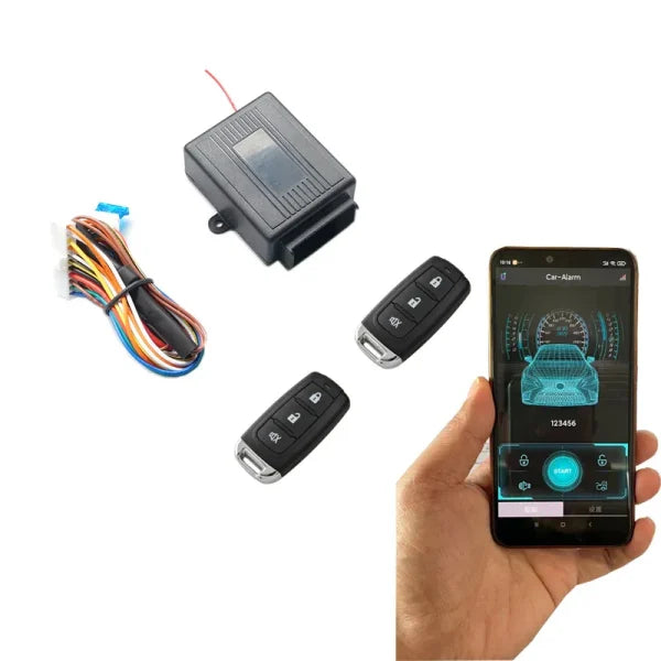 Universal Car Anti Theft Security Alarm System with Remotes - Remotely control car security features, loud alarm, and easy installation for most vehicle models.