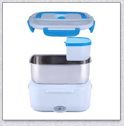 Portable Heated Electric Lunch Box with Various Color Options for Convenient Mealtime