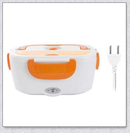 Portable Heated Electric Lunch Box with Various Color Options for Convenient Mealtime
