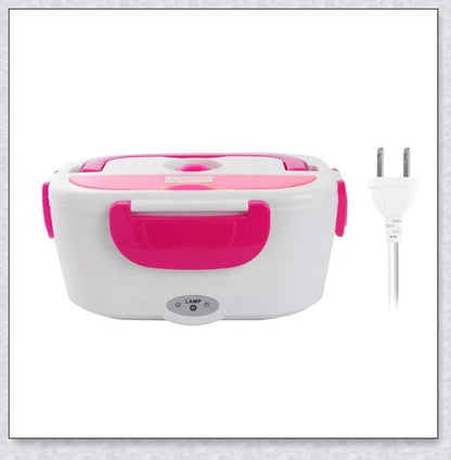 Portable Heated Electric Lunch Box with Various Color Options for Convenient Mealtime