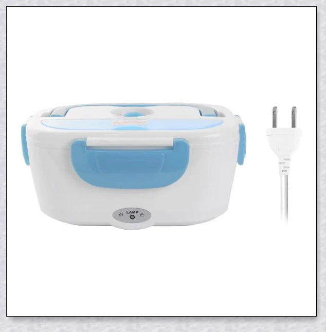 Portable Heated Electric Lunch Box with Various Color Options for Convenient Mealtime