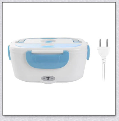 Portable Heated Electric Lunch Box with Various Color Options for Convenient Mealtime