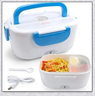 Portable Heated Electric Lunch Box with Various Color Options for Convenient Mealtime