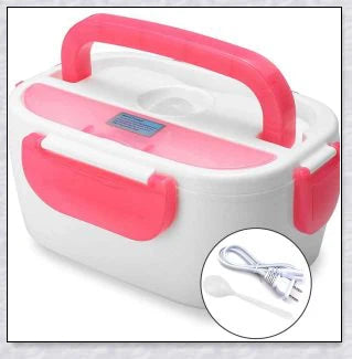 Portable Heated Electric Lunch Box with Various Color Options for Convenient Mealtime