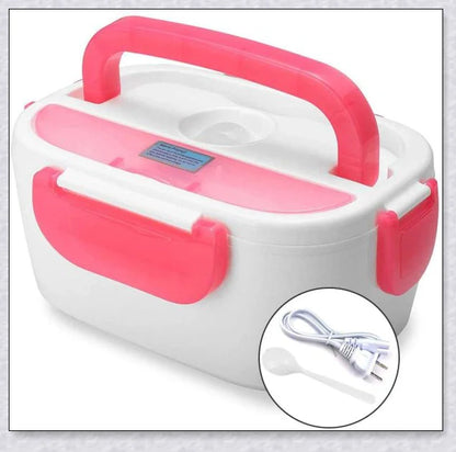 Portable Heated Electric Lunch Box with Various Color Options for Convenient Mealtime