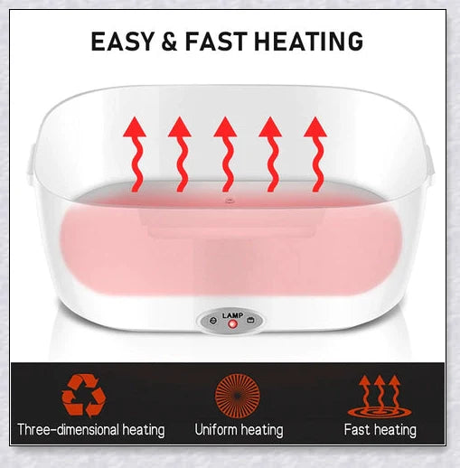 Portable Heated Electric Lunch Box with Various Color Options for Convenient Mealtime