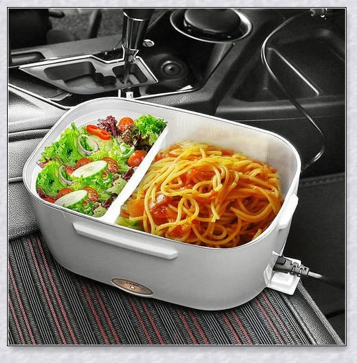 Portable Heated Electric Lunch Box with Various Color Options for Convenient Mealtime
