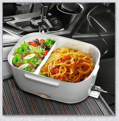 Portable Heated Electric Lunch Box with Various Color Options for Convenient Mealtime