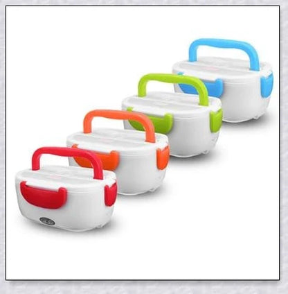 Portable Heated Electric Lunch Box with Various Color Options for Convenient Mealtime