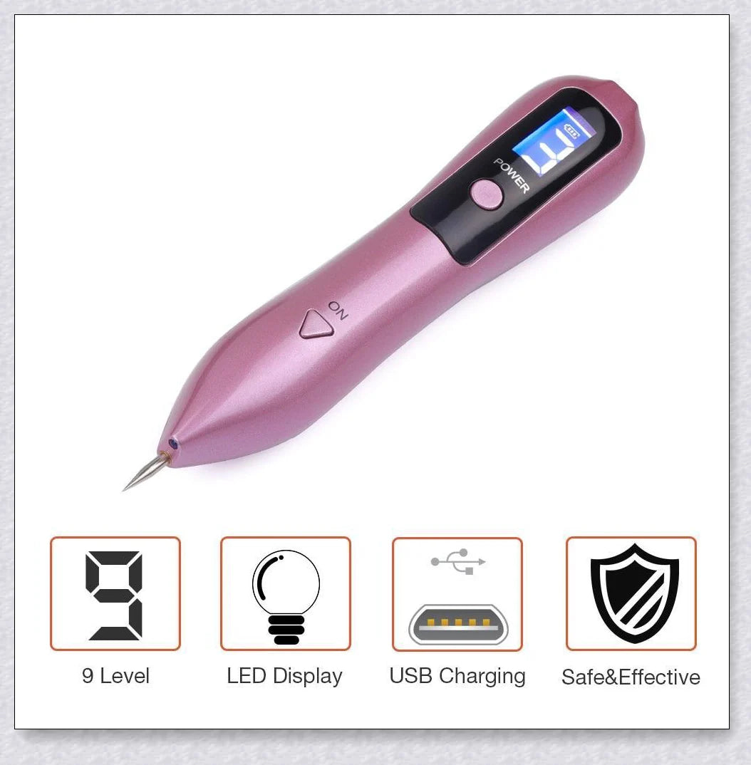Skin Tag And Mole Remover - Innovative nano-needle technology for safe and effective removal of skin tags, moles, freckles, and other blemishes
