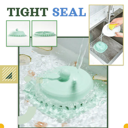 A durable and flexible floor drain cover that effectively seals in odors and allows for quick drainage.