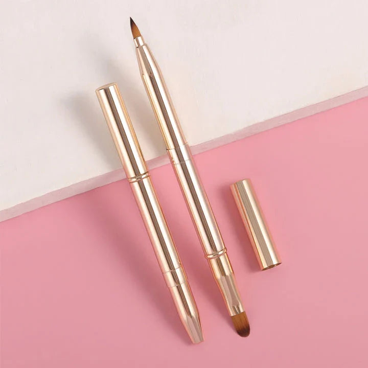 Fashion Makeup Lip Brush and Lipstick Concealer Brush Kit with ultra-soft synthetic bristles for precise, flawless lip application and contouring