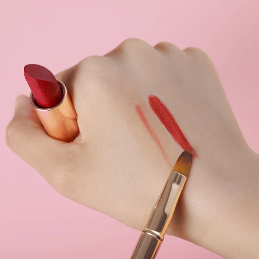 Fashion Makeup Lip Brush and Lipstick Concealer Brush Kit with ultra-soft synthetic bristles for precise, flawless lip application and contouring