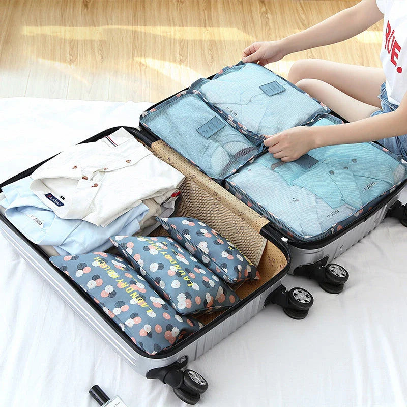 Hhomeenjoy 6pcs Travel Storage Organizer Bags