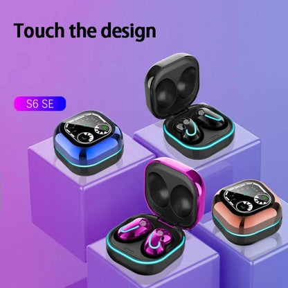 Breathing Light Time Digital Display Tws 5.0 Bluetooth Headset with smart LED display and noise-cancelling technology