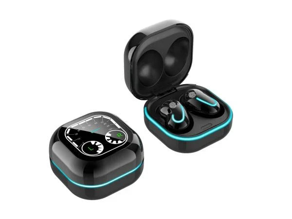 Breathing Light Time Digital Display Tws 5.0 Bluetooth Headset with smart LED display and noise-cancelling technology