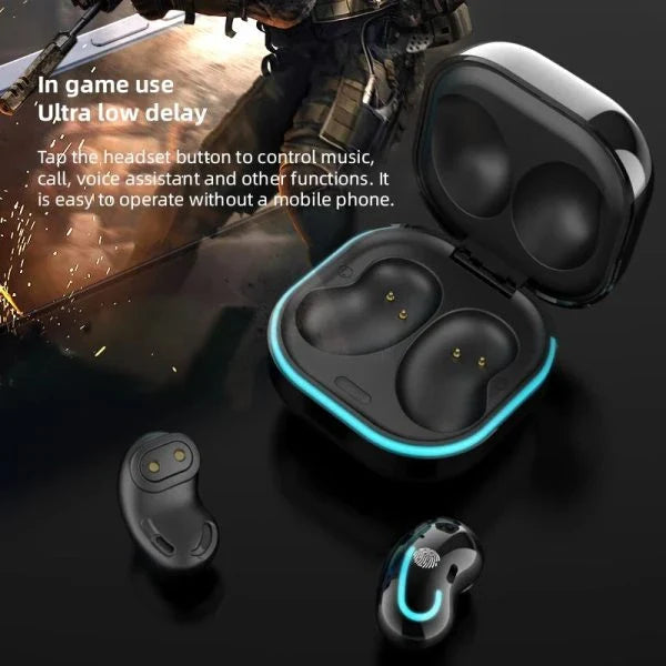 Breathing Light Time Digital Display Tws 5.0 Bluetooth Headset with smart LED display and noise-cancelling technology