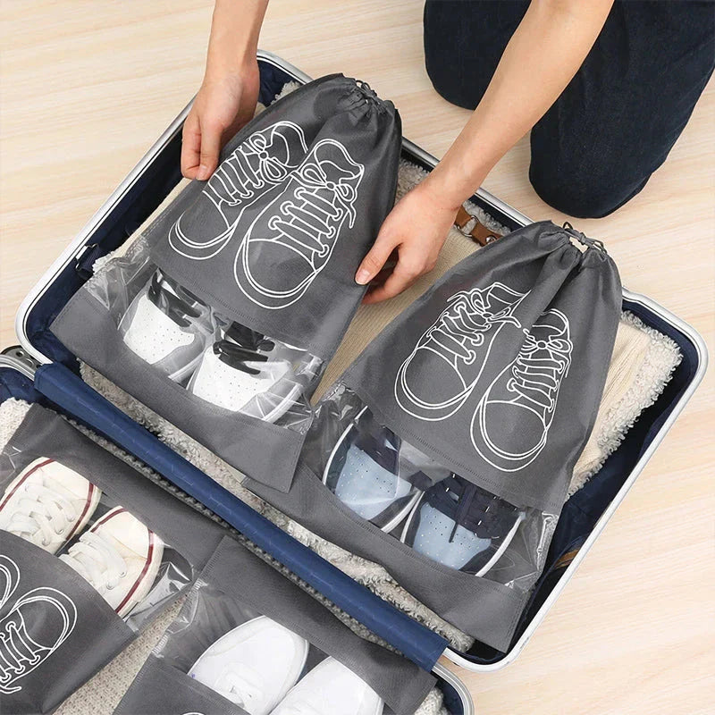 Hhomeenjoy 5-Piece Travel Shoe Storage Organizer Bag Set