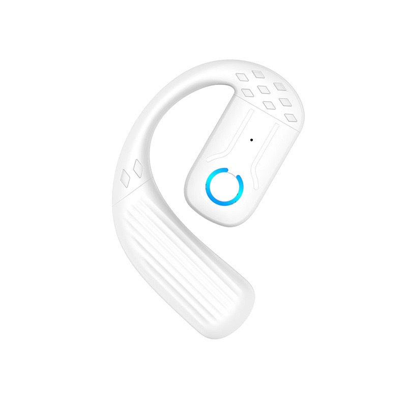 B01 Bluetooth headset with ear hook design featuring bone conduction technology, 10-metre wireless range, and over 8 hours of battery life for sports and daily use