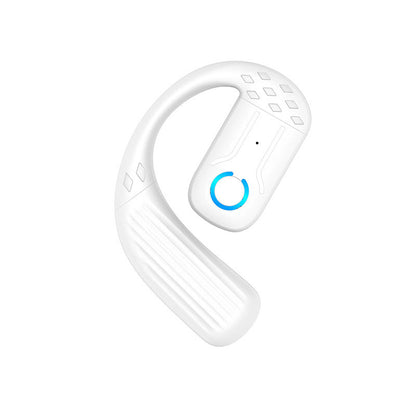 B01 Bluetooth headset with ear hook design featuring bone conduction technology, 10-metre wireless range, and over 8 hours of battery life for sports and daily use