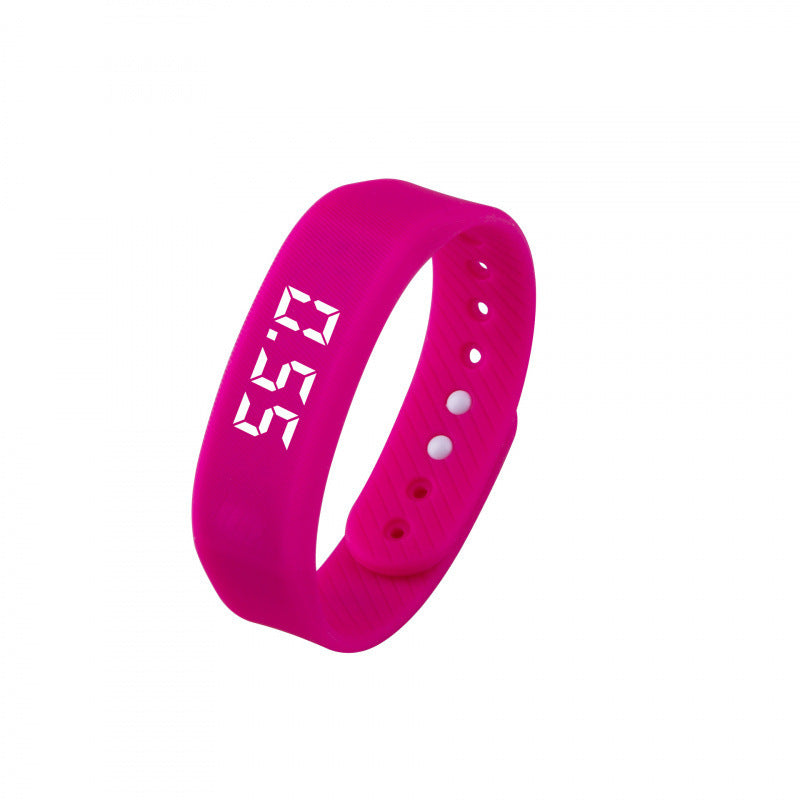 Ultra-Slim LED Digital Fitness Tracker - Waterproof Sports Smartband with 3D Pedometer, Sleep Monitor & Built-in USB Charge