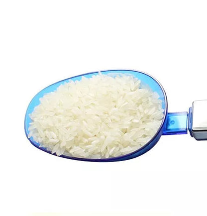 Stainless steel electronic measuring spoon scale in five colors for precise kitchen measurements