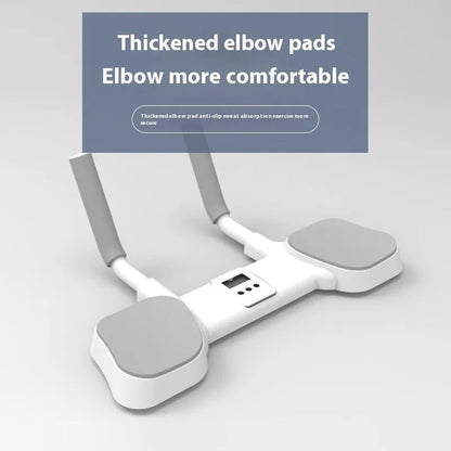 White flat support trainer with alloy aluminium tube frame and ABS plastic components for home fitness