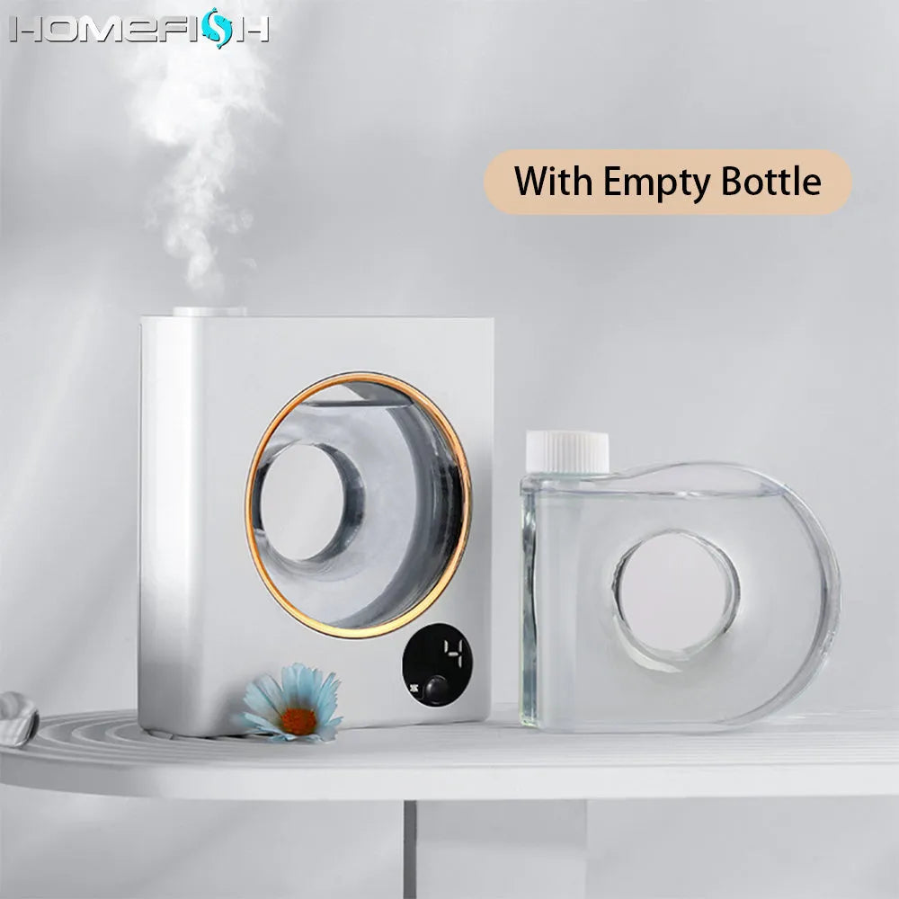 White wall-mounted automatic aromatherapy machine with USB charging port and compact 115x42x133mm dimensions